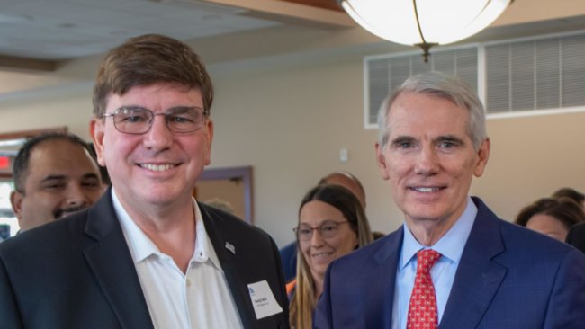 George Dalton and Senator Portman