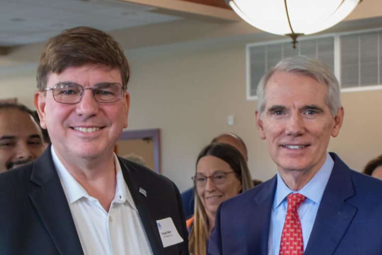 George Dalton and Senator Portman